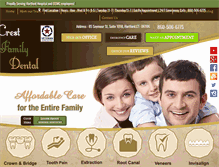 Tablet Screenshot of crestfamilydental.com